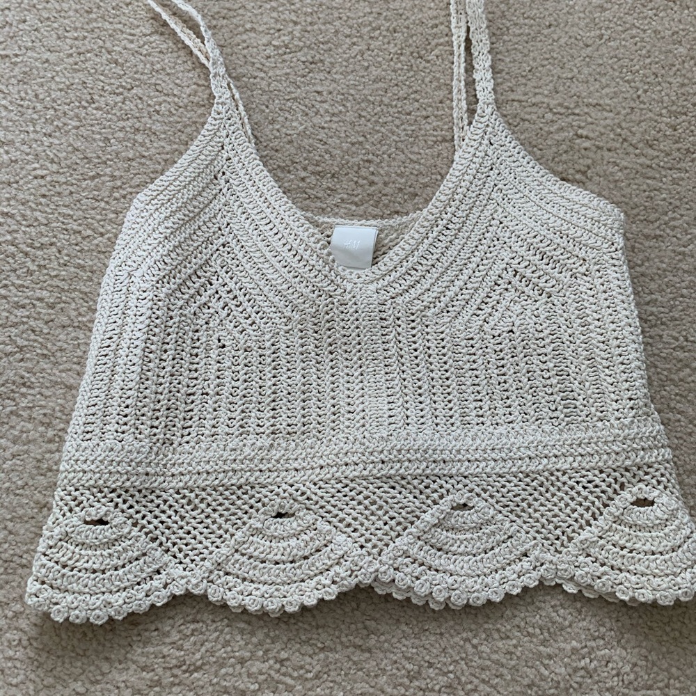 H&M Crochet Tank Top